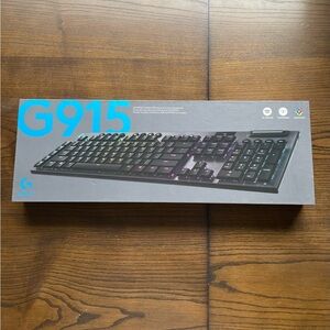 Waterlogged Logitech G915 Wireless Low Profile Gaming Keyboard - PARTS ONLY